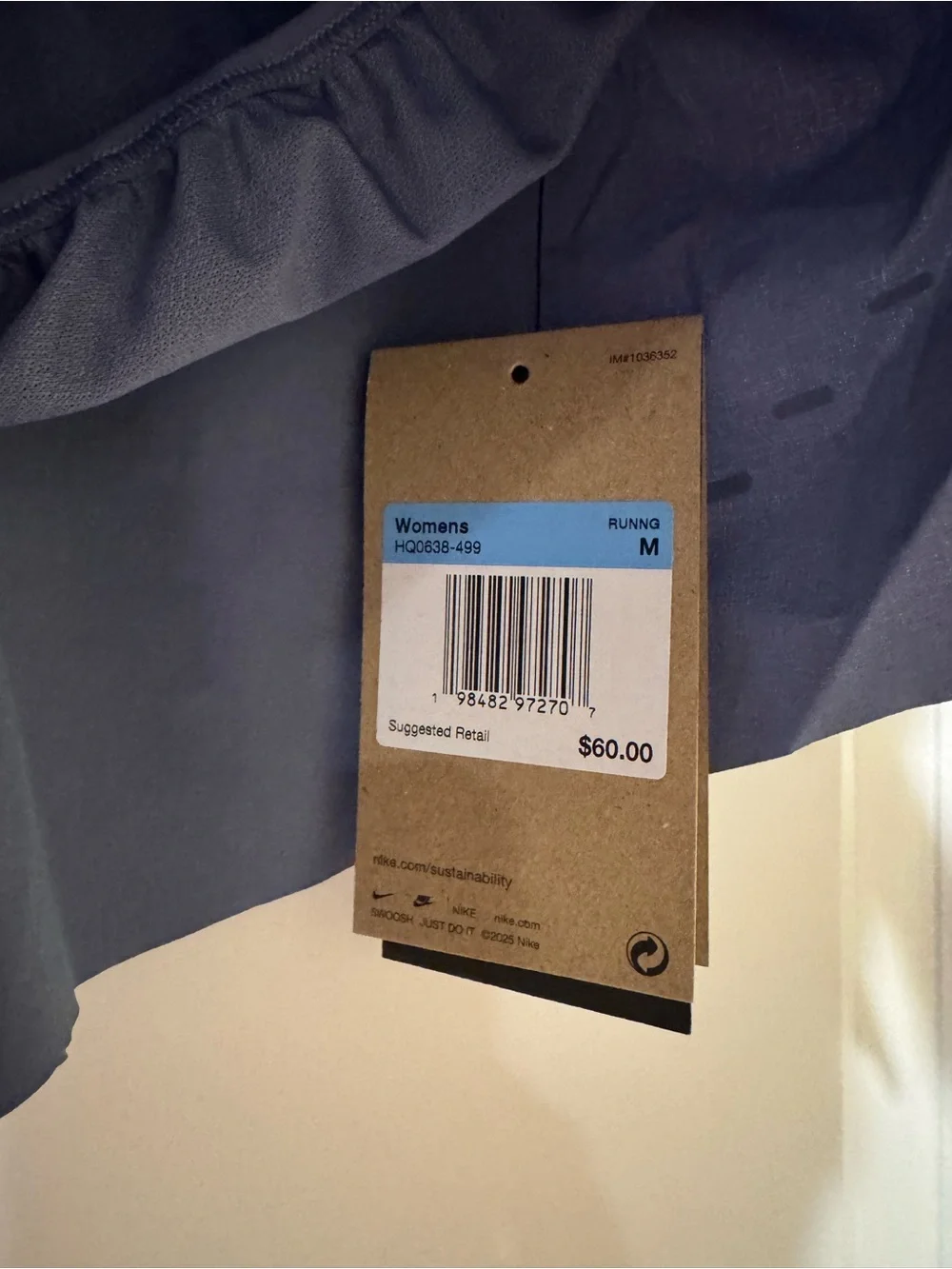 Nike Swift Light Blue Athletic Shorts with Inner Liner